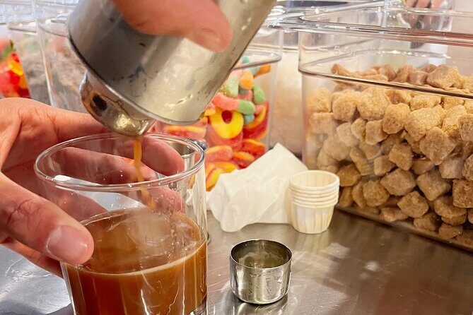 Cocktail Infusion Activity in Starland District - Getting help from the guide and why Jenna’s name comes up