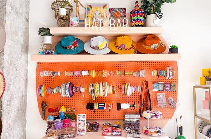 DIY Hat Bar Experience in Savannah - Embellishments You Can Actually See Yourself Wearing