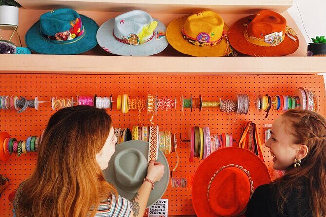 DIY Hat Bar Experience in Savannah - The 2-Hour Flow: How Your Hat Comes Together