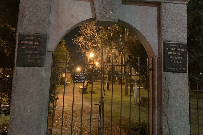 Ghosts of Savannah Self-Guided Haunted Audio Tour App/EMF Reader - Colonial Park Cemetery: civil war soldiers and the closed-for-burials setting