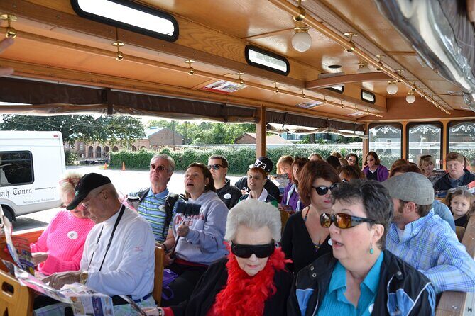 Narrated Historic Savannah Sightseeing Trolley Tour - Cathedral of St. John the Baptist: stained glass and real-life use