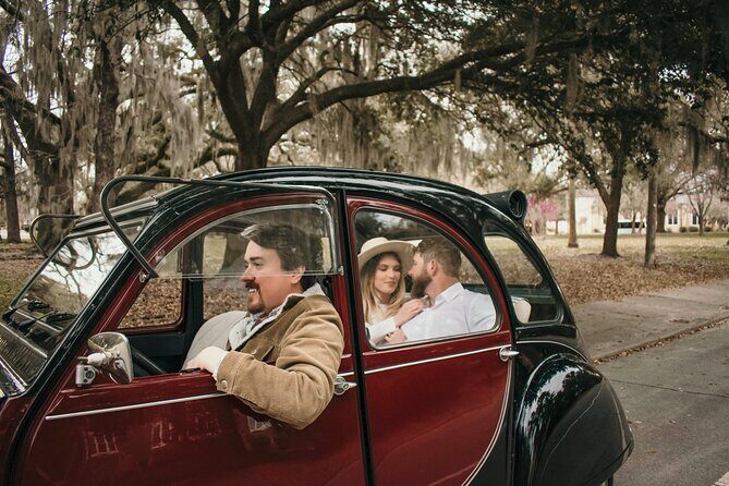 Private Historic Savannah Tour in a Vintage Citroën - Monterey Square and the Mercer Williams House Must-See Moment