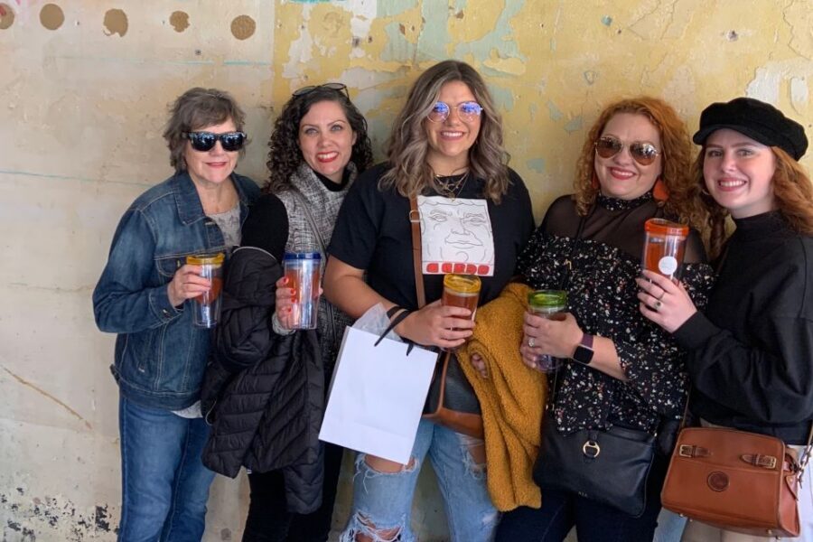 Savannah: Champagne and Shopping Guided Tour - The guided walking route: squares, photo stops, and multiple wine refills