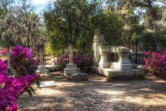 Savannah's Bonaventure Cemetery Tour - Reading the Victorian motifs: roses, urns, lambs, and weeping angels