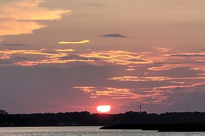 Sunset, Dolphin/Birding On A Private Guided Savannah Cruise - Waterfront estates, marsh grass, and the mini Everglades feeling