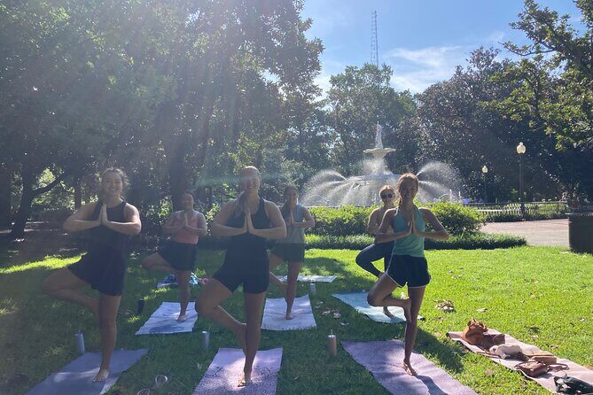 Yoga in Forsyth Park - Your instructor and the all-level flow (including first-timers)
